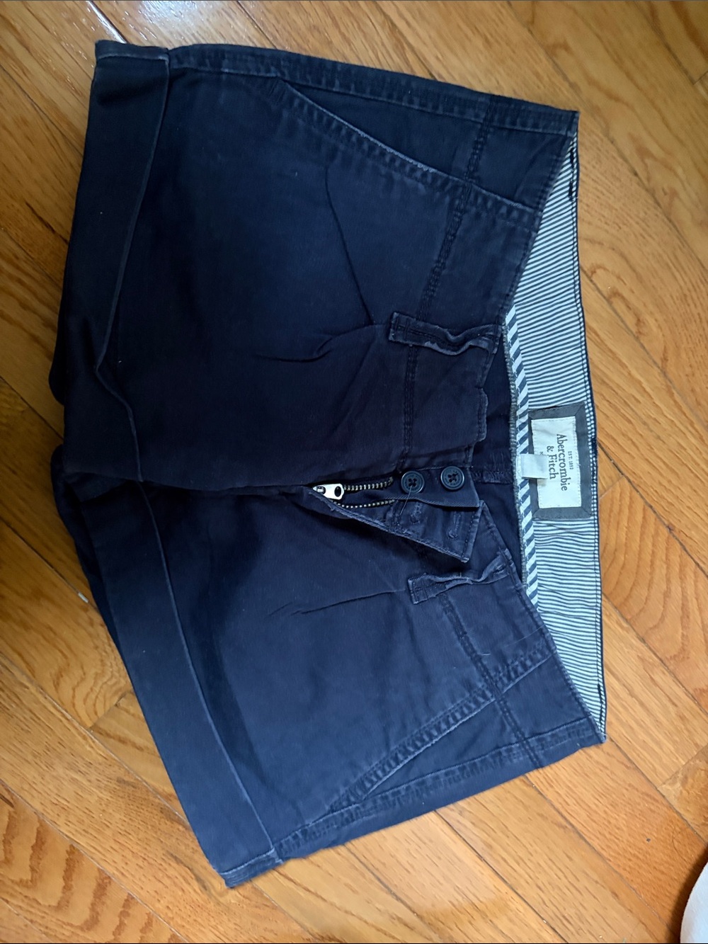 Abercrombie & Fitch Navy Blue Women's Shorts